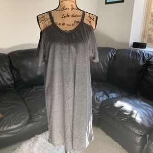Cold Shoulder T-Shirt Dress